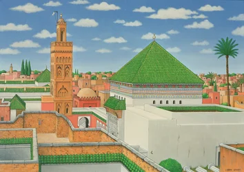 Azoteas, Marrakech, 1998